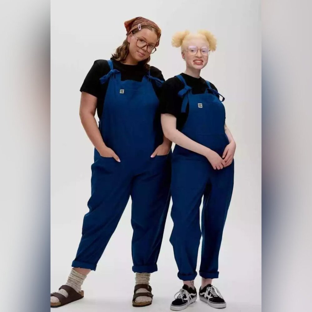 Lucy & Yak NWT Original Dungarees Indigo Blue US 12